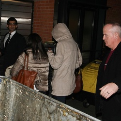 01-23 - Returning to her hotel in London - England